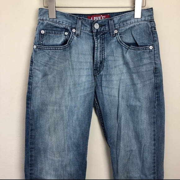 Levi’s size 28 x 28 514 slim straight blue jeans - Picture 4 of 6